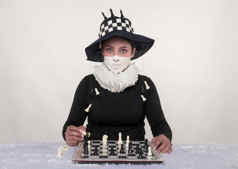 Mainak_dey - Lady with Chess