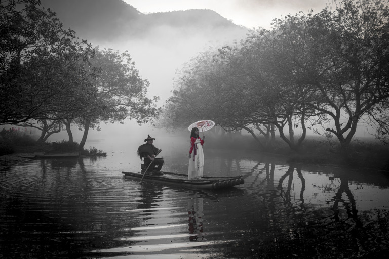 Potse_Chen - Red Girl Boat 1958