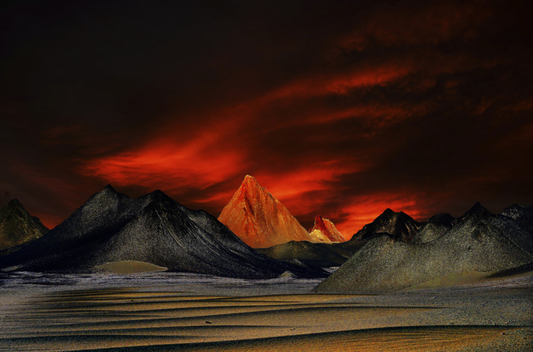 Zhao_Jinli - Gobi sunset