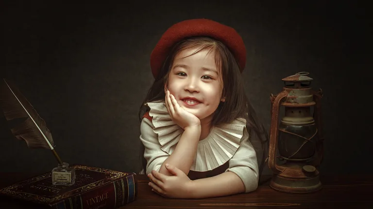 Li Guanghua - 儿童油画肖像 Painterly Children Portraiture 6