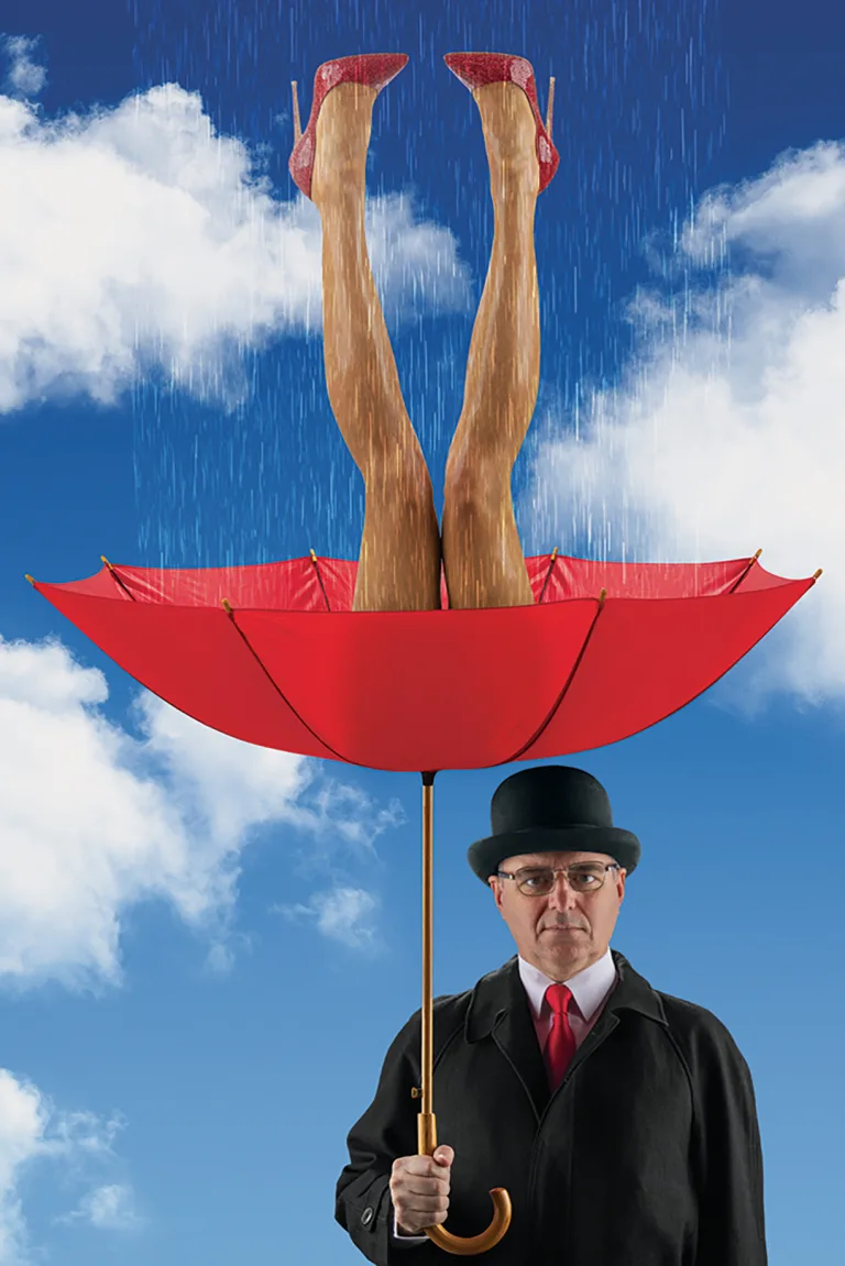 Victor Eugen Mihai - The red umbrella