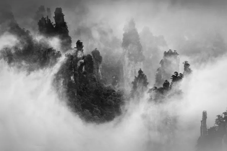 Wang Wenwei - 4武陵云起醉春山 Rising clouds of Wuling Mountain